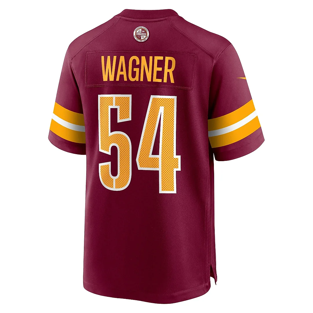 Zennovawear Men's Washington Commanders Bobby Wagner Burgundy Game Jersey