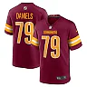 Zennovawear Men's Washington Commanders Braeden Daniels Burgundy Team Game Jersey
