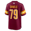 Zennovawear Men's Washington Commanders Braeden Daniels Burgundy Team Game Jersey