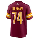 Zennovawear Men's Washington Commanders Brandon Coleman Burgundy Game Jersey