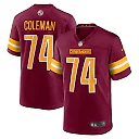 Zennovawear Men's Washington Commanders Brandon Coleman Burgundy Game Jersey