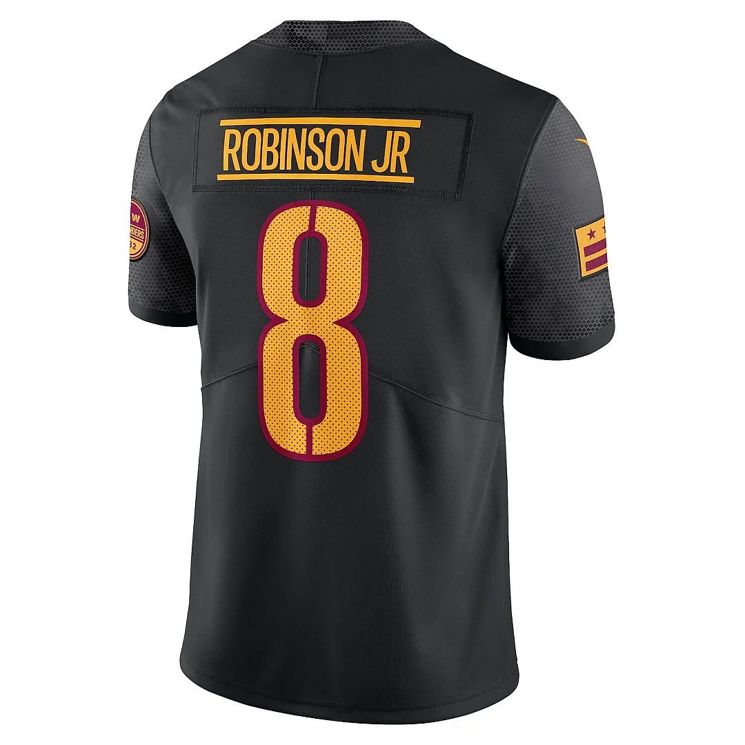 Zennovawear Men's Washington Commanders Brian Robinson Jr. Black Vapor Untouchable Limited Jersey
