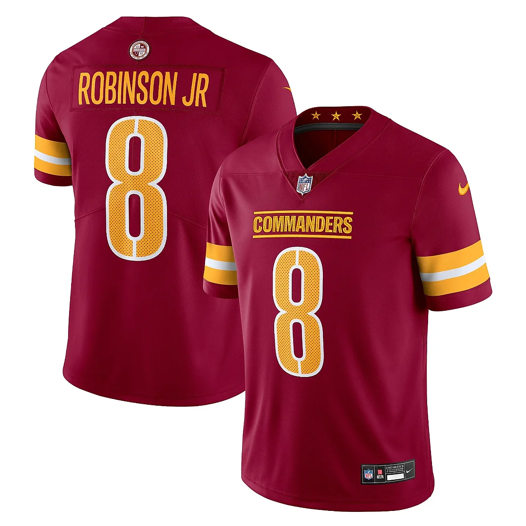 Zennovawear Men's Washington Commanders Brian Robinson Jr. Burgundy Vapor Untouchable Limited Jersey