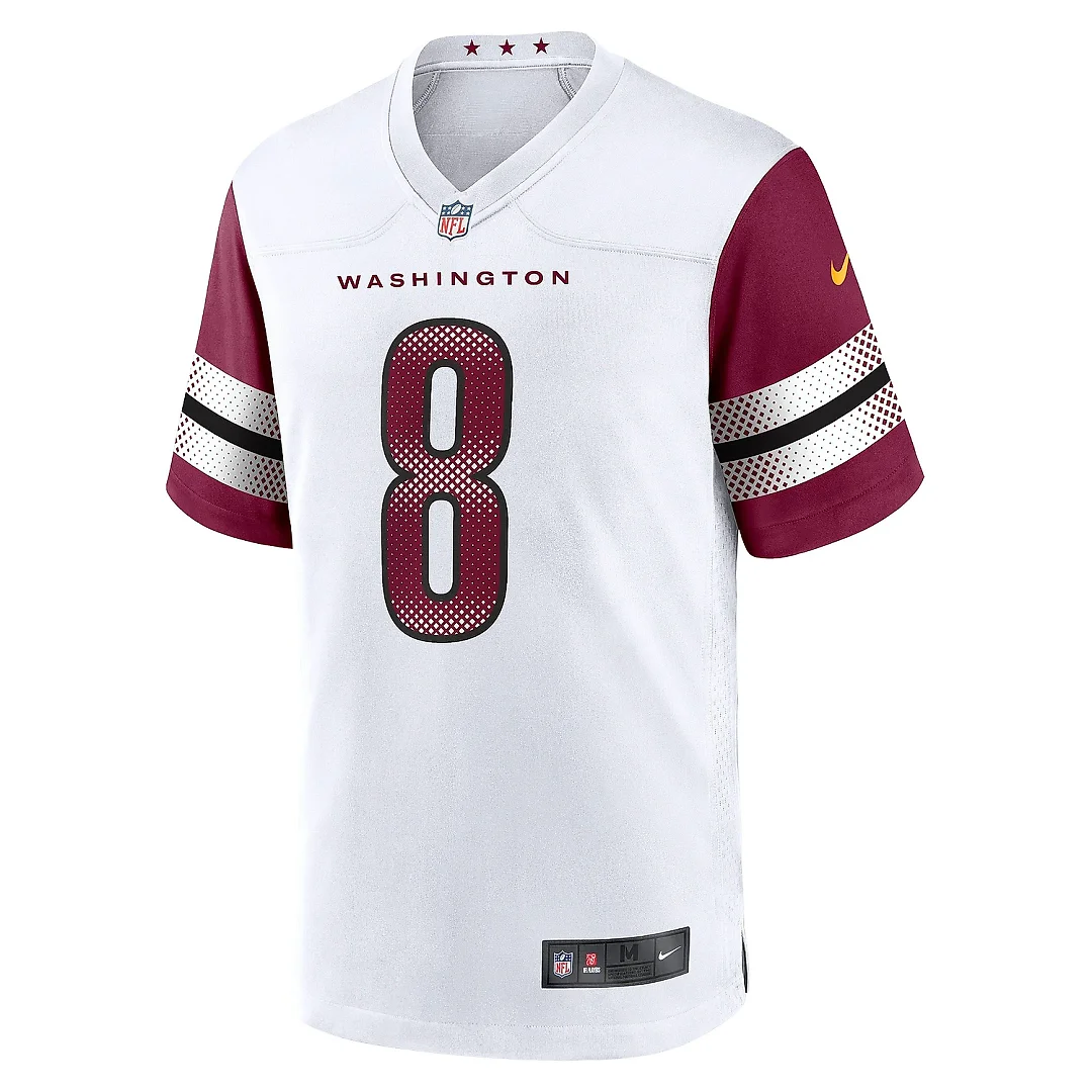 Zennovawear Men's Washington Commanders Brian Robinson Jr. White Away Game Player Jersey