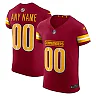 Zennovawear Men's Washington Commanders Burgundy Team Vapor F.U.S.E. Elite Custom Jersey