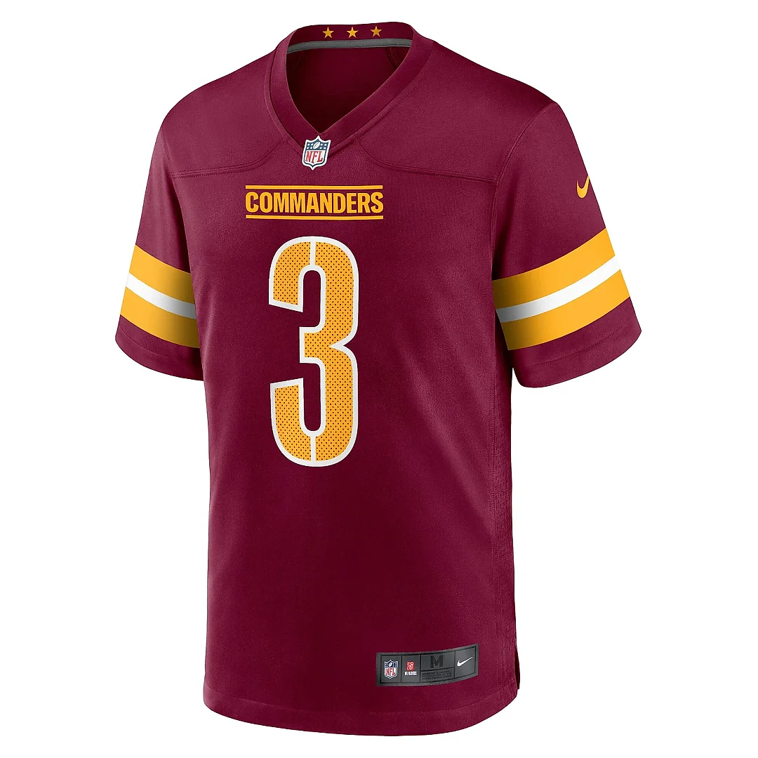 Zennovawear Men's Washington Commanders Cade York Burgundy Game Jersey