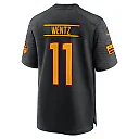 Zennovawear Men's Washington Commanders Carson Wentz Black Alternate Game Player Jersey