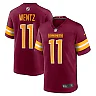 Zennovawear Men's Washington Commanders Carson Wentz Burgundy Game Jersey