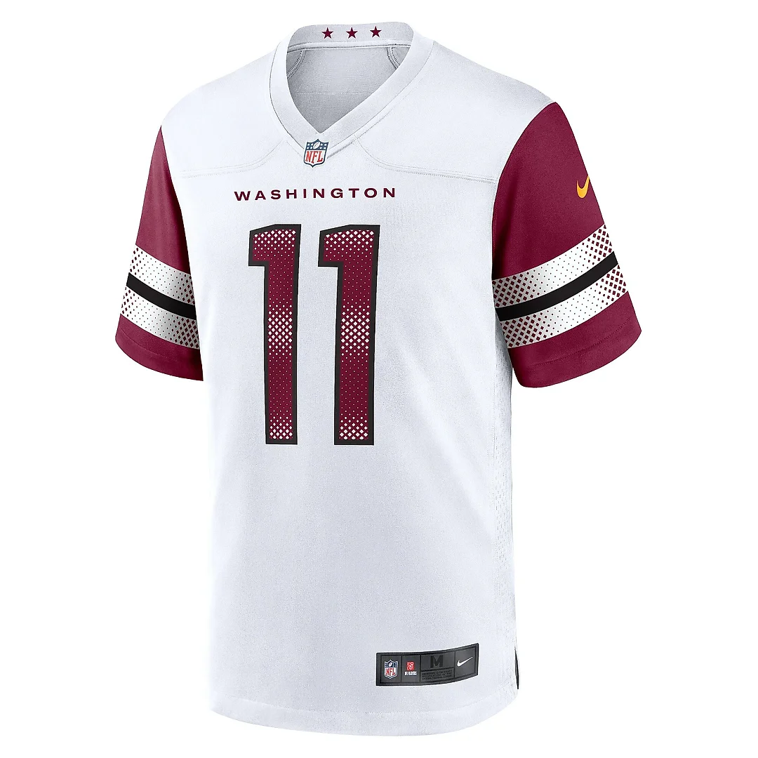 Zennovawear Men's Washington Commanders Carson Wentz White Game Jersey