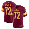 Zennovawear Men's Washington Commanders Charles Leno Jr. Burgundy Home Game Player Jersey