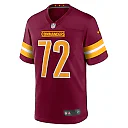 Zennovawear Men's Washington Commanders Charles Leno Jr. Burgundy Home Game Player Jersey