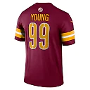 Zennovawear Men's Washington Commanders Chase Young Burgundy Team Legend Player Performance Top