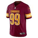 Zennovawear Men's Washington Commanders Chase Young Burgundy Vapor Limited Jersey