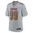 Zennovawear Men's Washington Commanders Chase Young Gray Atmosphere Fashion Game Jersey