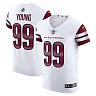 Zennovawear Men's Washington Commanders Chase Young White Vapor Elite Jersey