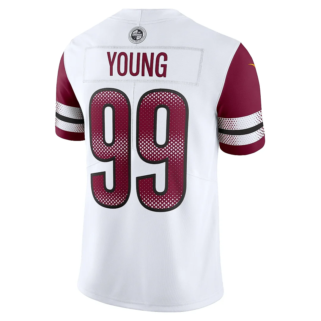 Zennovawear Men's Washington Commanders Chase Young White Vapor Limited Jersey