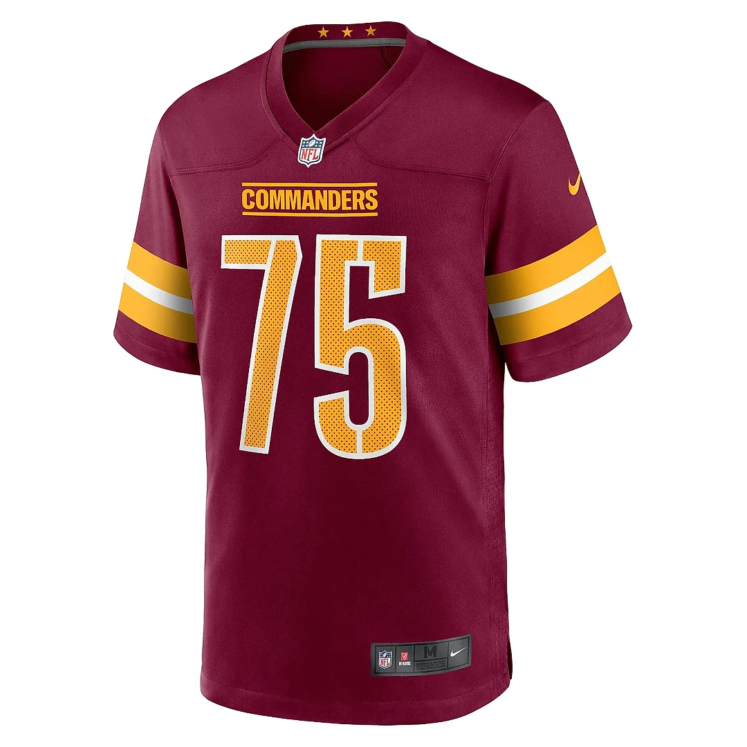 Zennovawear Men's Washington Commanders Chris Paul Burgundy Player Game Jersey
