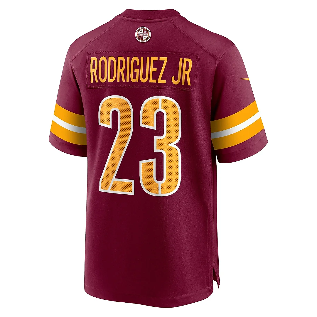 Zennovawear Men's Washington Commanders Chris Rodriguez Jr. Burgundy Team Game Jersey