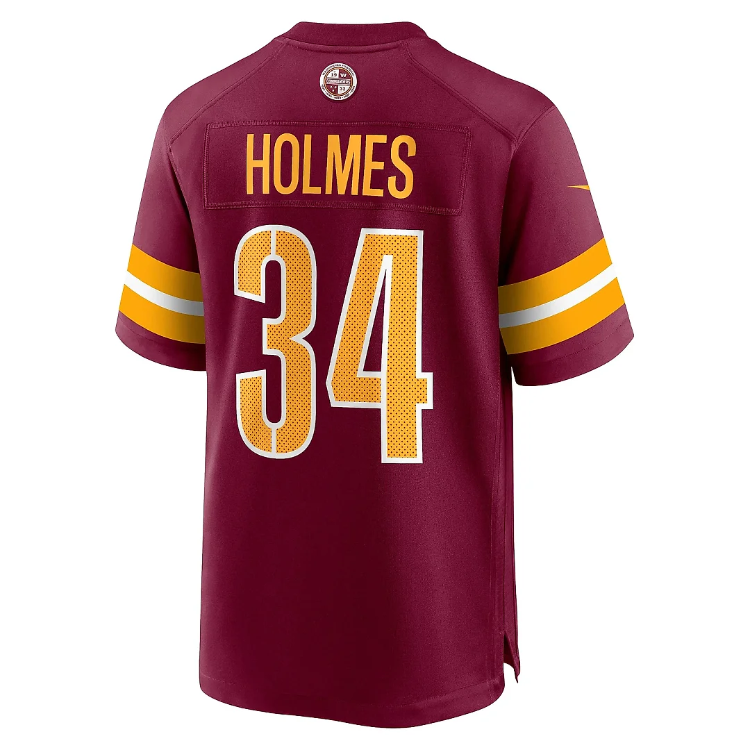 Zennovawear Men's Washington Commanders Christian Holmes Burgundy Player Game Jersey