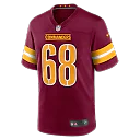 Zennovawear Men's Washington Commanders Curtis Brooks Burgundy Game Jersey