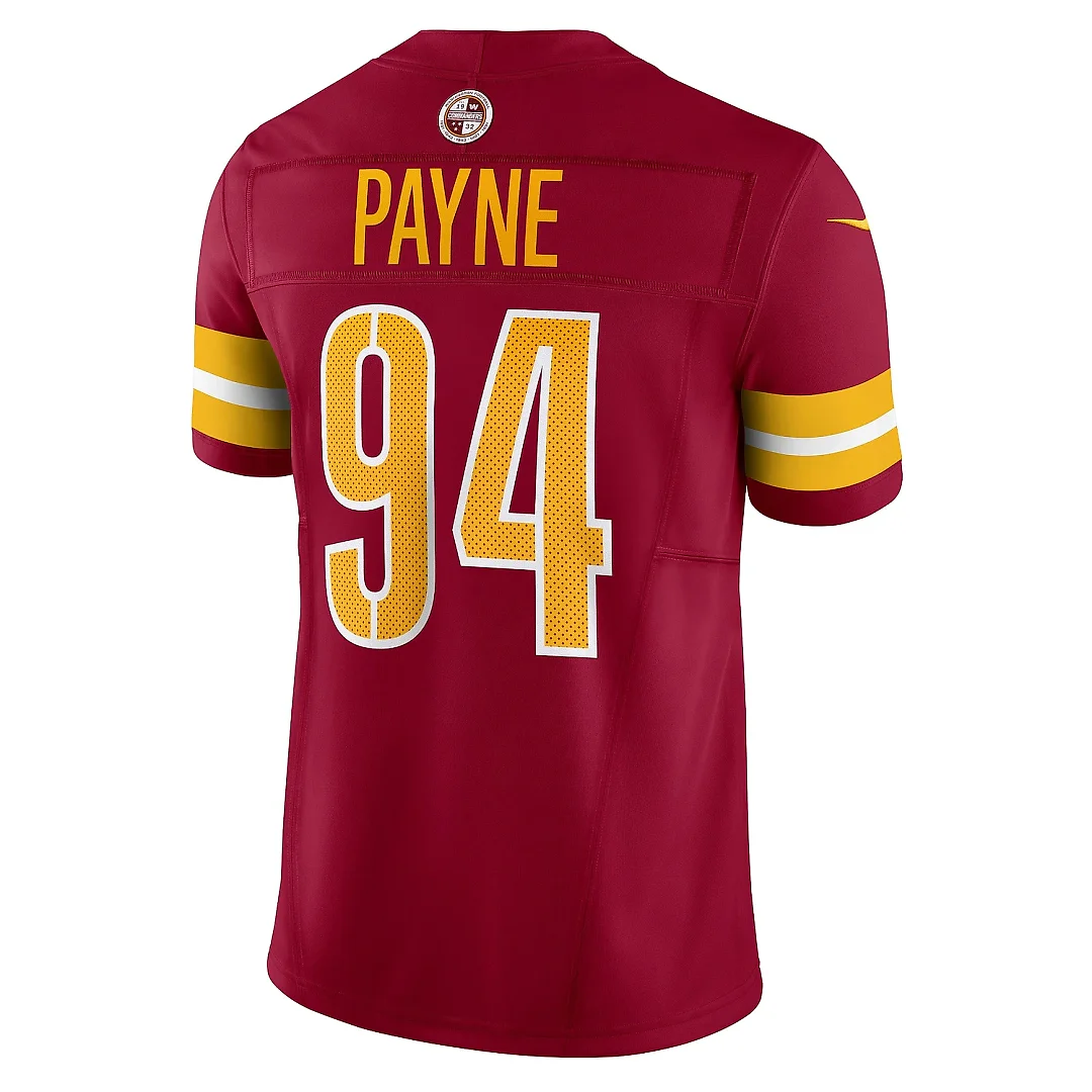 Zennovawear Men's Washington Commanders Daron Payne Burgundy Vapor F.U.S.E. Limited Jersey