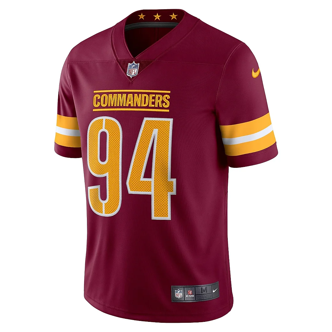 Zennovawear Men's Washington Commanders Da'Ron Payne Burgundy Vapor Limited Jersey