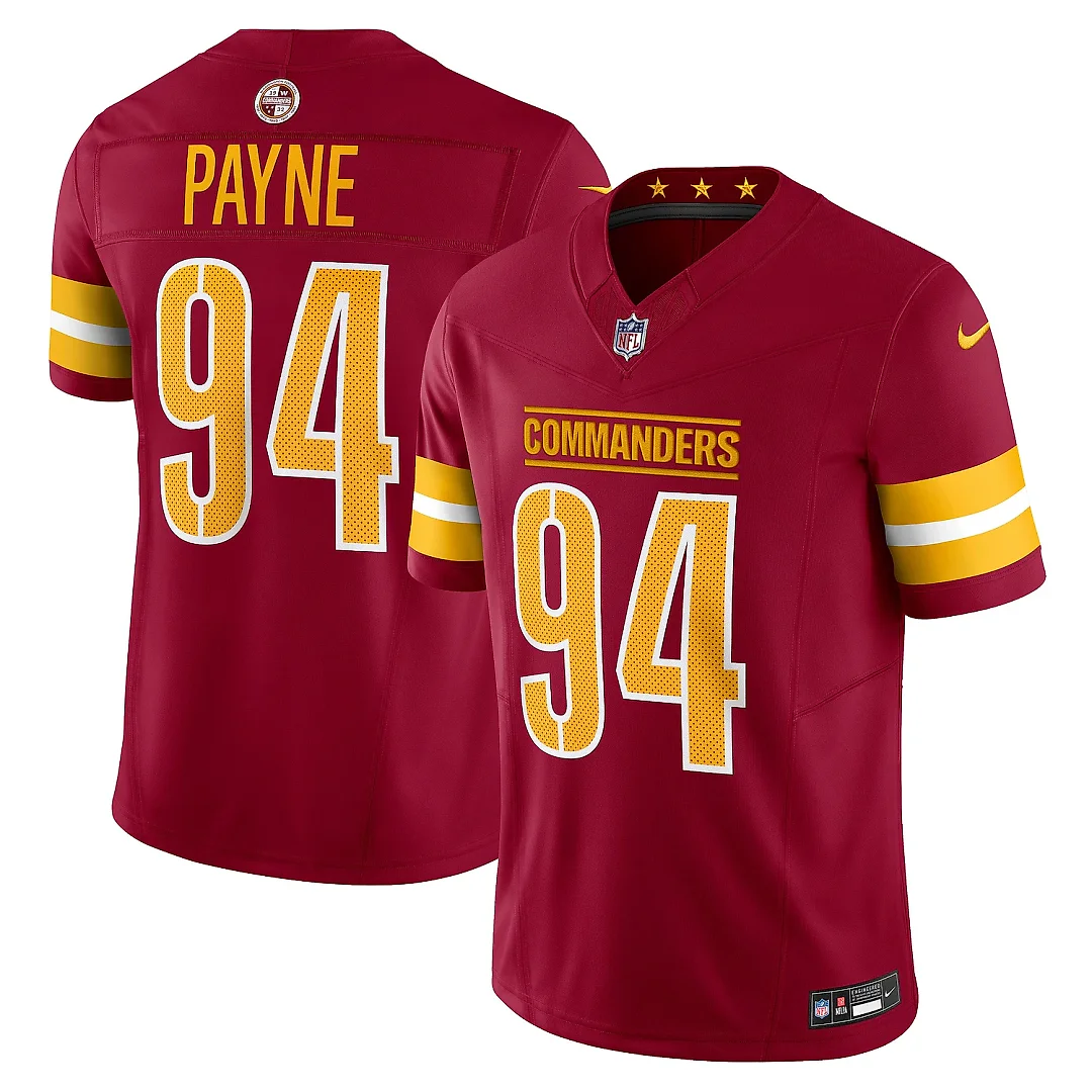 Zennovawear Men's Washington Commanders Daron Payne Burgundy Vapor F.U.S.E. Limited Jersey