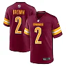 Zennovawear Men's Washington Commanders Dyami Brown Burgundy Game Jersey