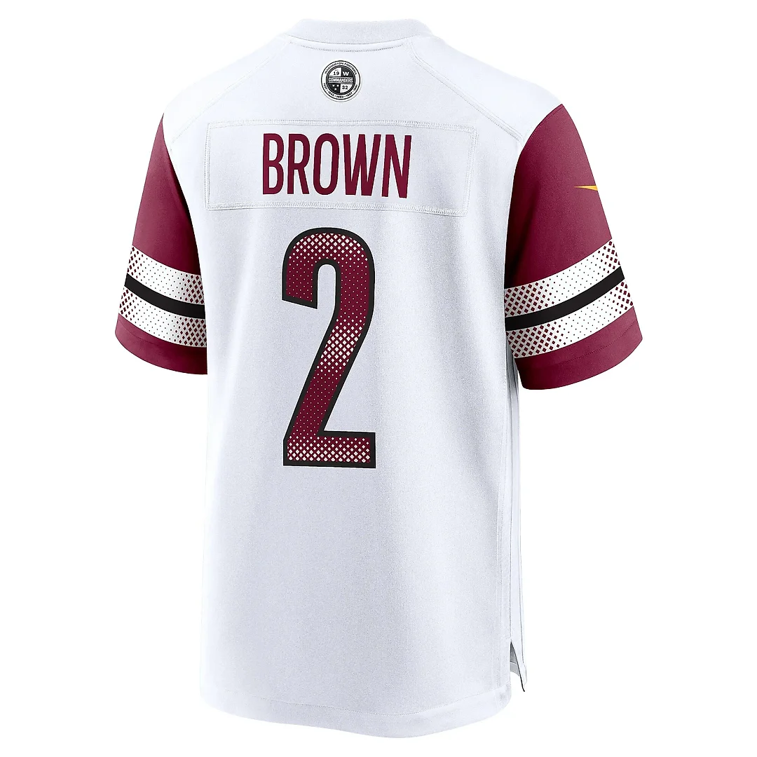 Zennovawear Men's Washington Commanders Dyami Brown White Game Jersey