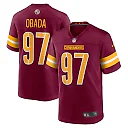 Zennovawear Men's Washington Commanders Efe Obada Burgundy Game Jersey
