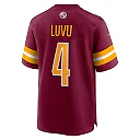 Zennovawear Men's Washington Commanders Frankie Luvu Burgundy Game Jersey