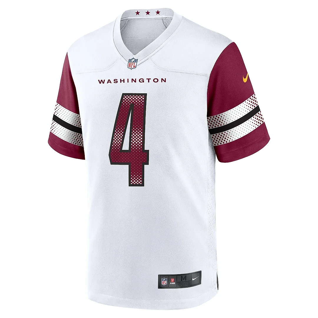 Zennovawear Men's Washington Commanders Frankie Luvu White Game Jersey