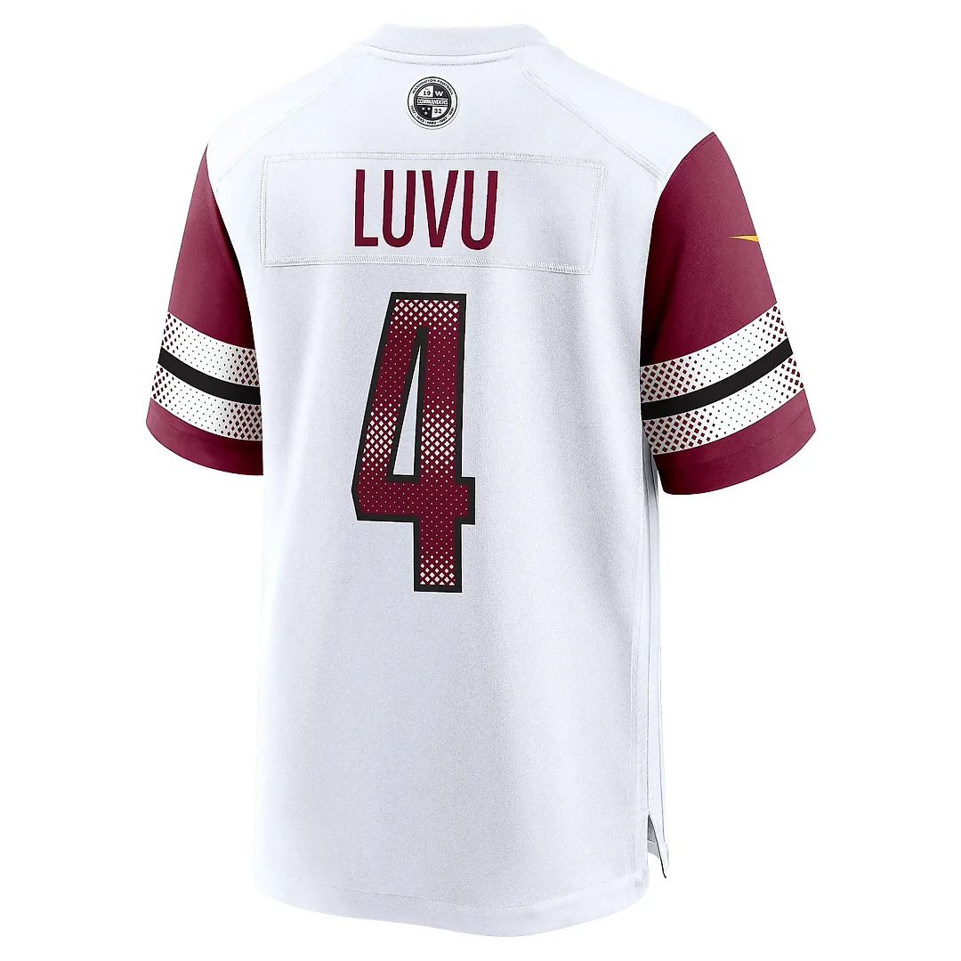 Zennovawear Men's Washington Commanders Frankie Luvu White Game Jersey