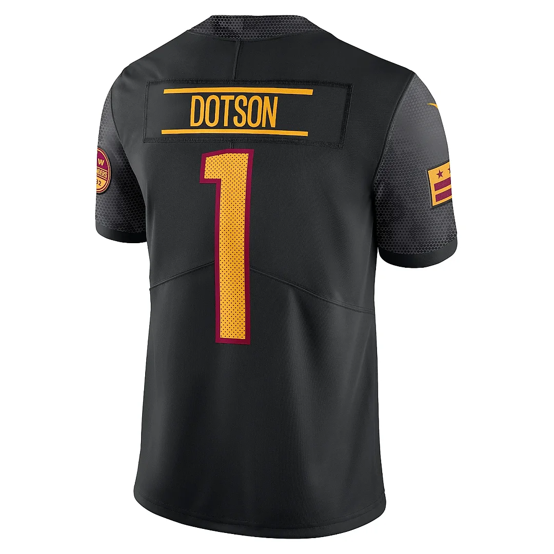 Zennovawear Men's Washington Commanders Jahan Dotson Black Alternate Vapor Untouchable Limited Jersey