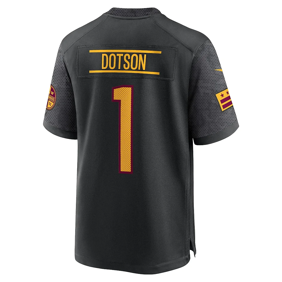 Zennovawear Men's Washington Commanders Jahan Dotson Black Alternate Game Jersey