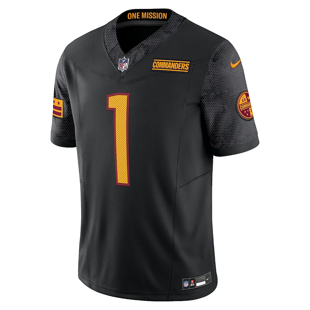 Zennovawear Men's Washington Commanders Jahan Dotson Black Alternate Vapor F.U.S.E. Limited Jersey