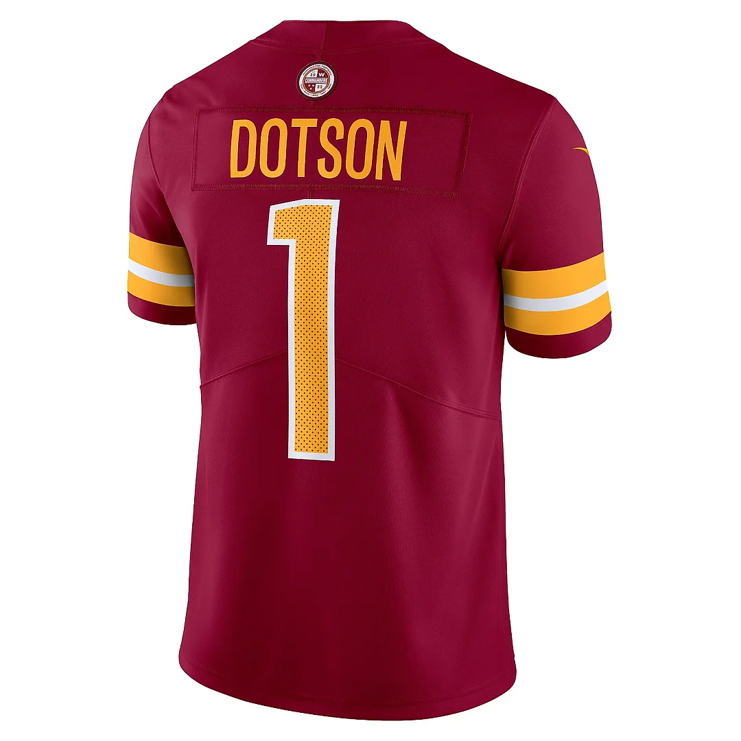 Zennovawear Men's Washington Commanders Jahan Dotson Burgundy Vapor Untouchable Limited Jersey