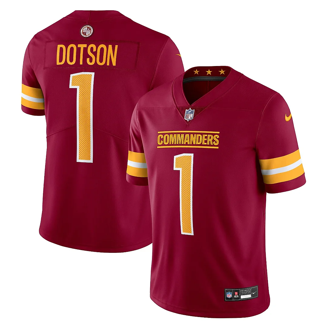 Zennovawear Men's Washington Commanders Jahan Dotson Burgundy Vapor Untouchable Limited Jersey