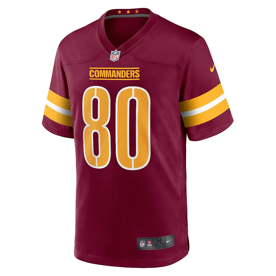 Zennovawear Men's Washington Commanders Jamison Crowder Burgundy Game Jersey