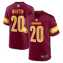 Zennovawear Men's Washington Commanders Jartavius Martin Burgundy Team Game Jersey