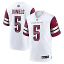 Zennovawear Men's Washington Commanders Jayden Daniels White Player Game Jersey