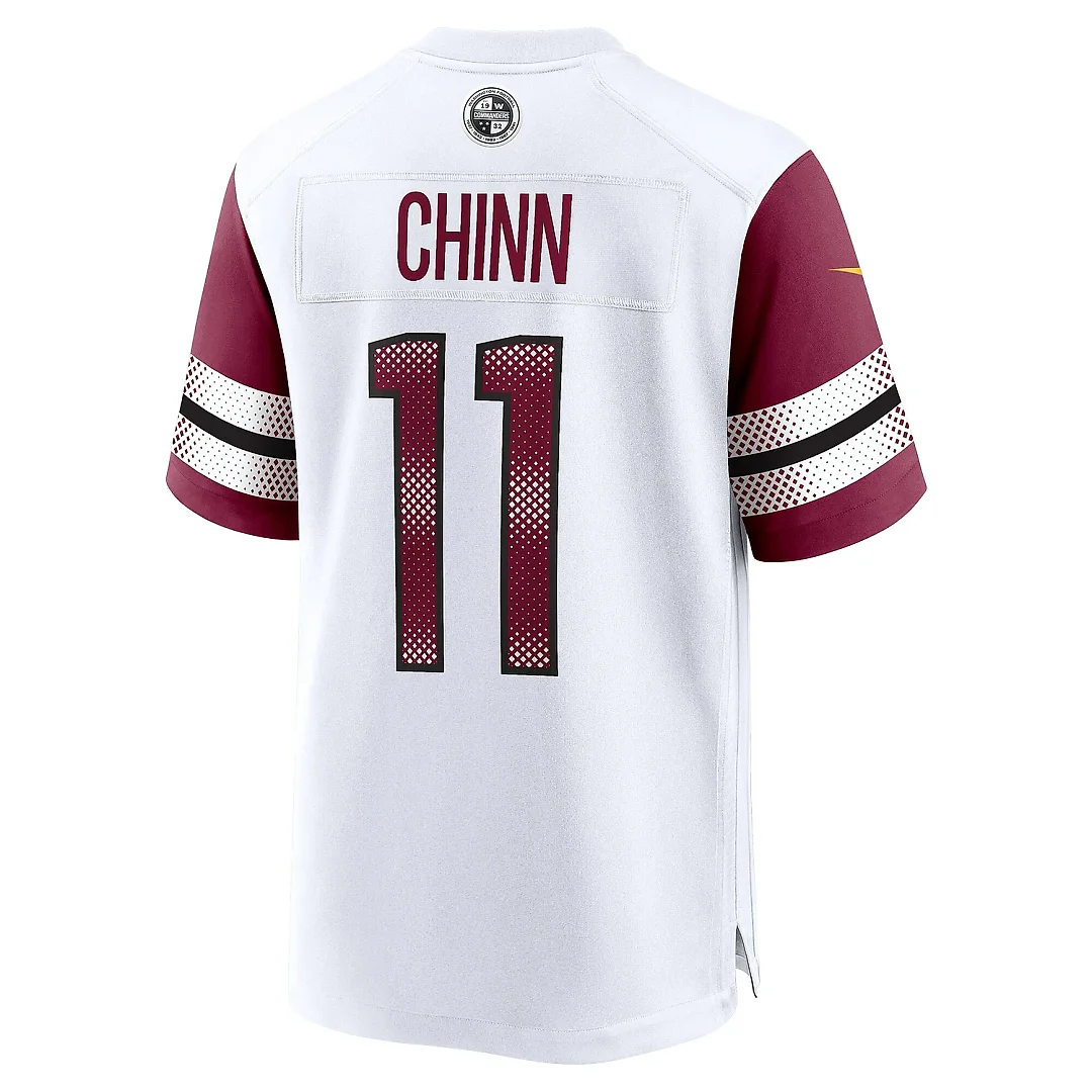 Zennovawear Men's Washington Commanders Jeremy Chinn White Game Jersey