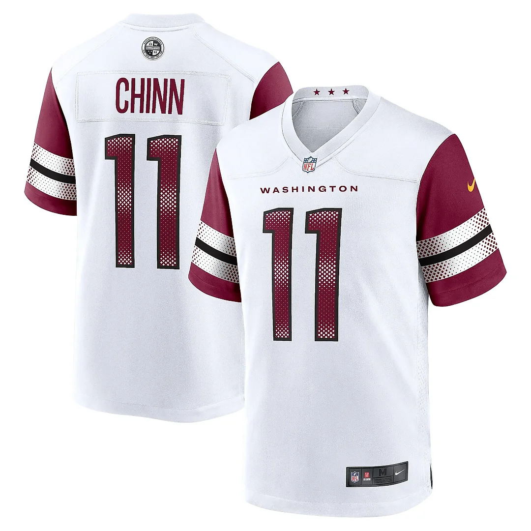 Zennovawear Men's Washington Commanders Jeremy Chinn White Game Jersey