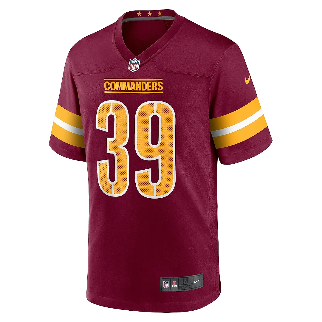 Zennovawear Men's Washington Commanders Jeremy Reaves Burgundy Game Jersey