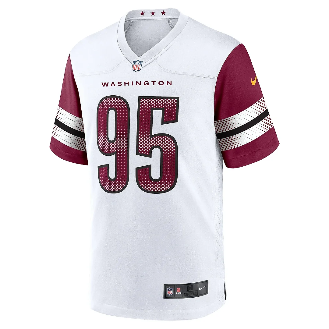 Zennovawear Men's Washington Commanders Jer'Zhan Newton White Game Jersey