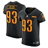 Zennovawear Men's Washington Commanders Jonathan Allen Black Alternate Vapor Elite Jersey