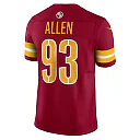 Zennovawear Men's Washington Commanders Jonathan Allen Burgundy Vapor F.U.S.E. Limited Jersey