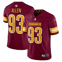 Zennovawear Men's Washington Commanders Jonathan Allen Burgundy Vapor Limited Jersey