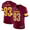 Zennovawear Men's Washington Commanders Jonathan Allen Burgundy Vapor Limited Jersey