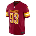 Zennovawear Men's Washington Commanders Jonathan Allen Burgundy Vapor F.U.S.E. Limited Jersey